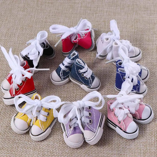 Accesorios para muñecas, zapatillas de 3,5 cm, minizapatos para niños, zapatos Blyth, zapatos de lona para muñecas, zapatos para muñecas BJD.