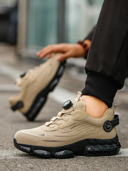 Work Safety Shoes Men Women Steel Toe Sneakers Air Cushion Indestructible Security Protection Safety Boots Size 47 48 Footwear