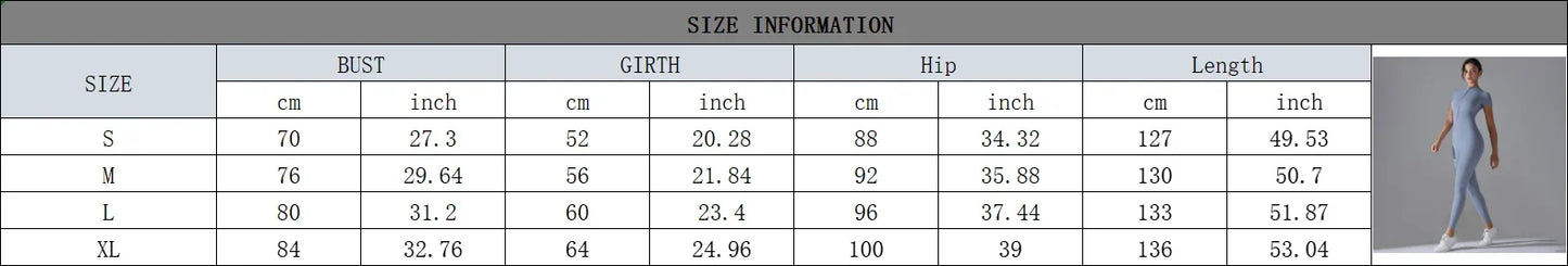 Women Zipper Bodysuits Fitness Sports Bodysuit Yoga Suit Breathable Quick Drying Sports Yoga Clothing Women Gym Push Up Workout
