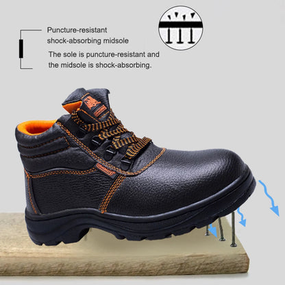 Calzado de trabajo, zapatos de protección, botas de seguridad impermeables para hombre, para construcción, antiperforación y antigolpes.