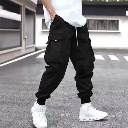 Retro Workwear Loose Sports Men's Casual Pants Straight Leg Trousers Spring Autumn Popular Long Pants Comfortable Fit