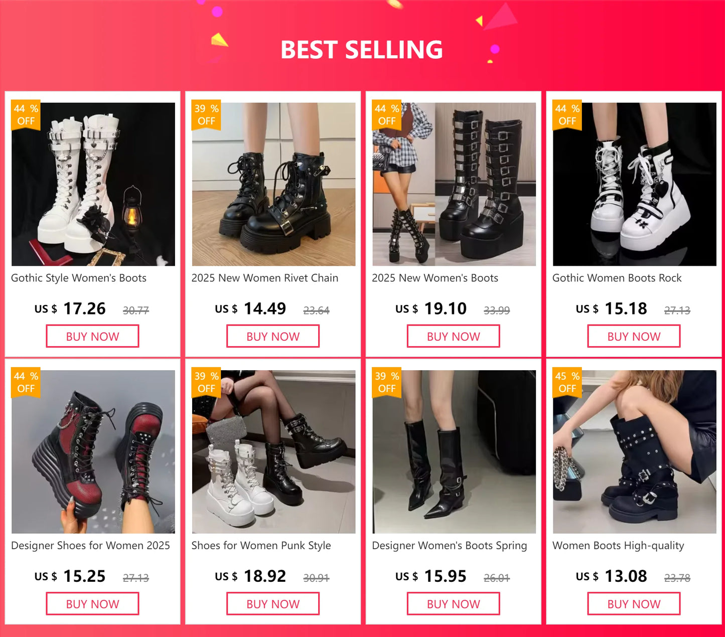 Botas de lujo para mujer, botas de invierno con punta redonda y tacón alto hasta la rodilla, estilo punk, botines largos para mujer