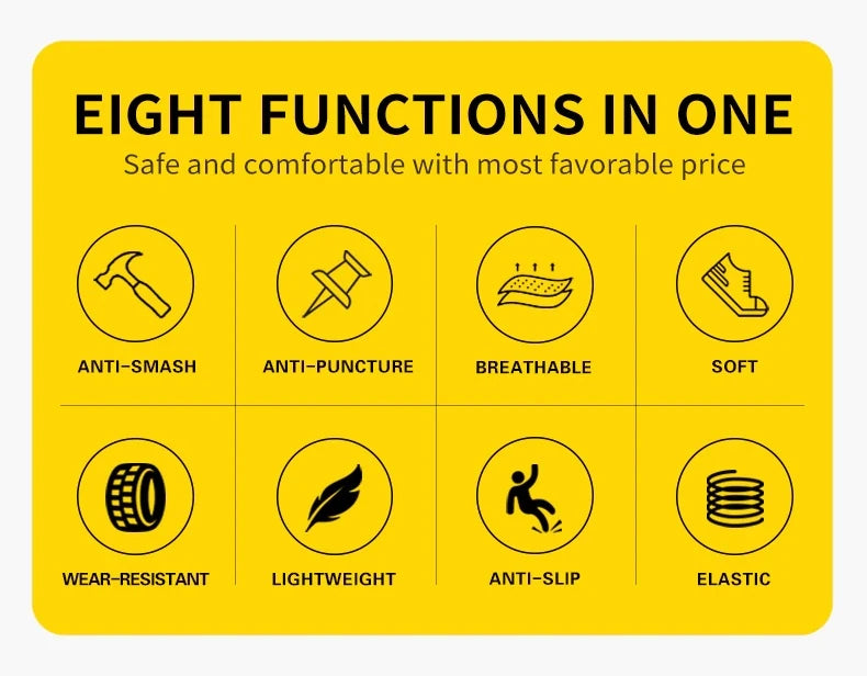Botas de seguridad protectoras, zapatos de seguridad laboral, botas de seguridad de invierno para hombre, zapatos de trabajo antiperforación, botas de trabajo con punta de acero, indestructibles.