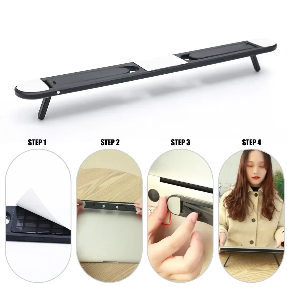 Soporte elevador universal para portátil, compatible con MacBook Pro de 13 a 15 pulgadas, Lenovo, Samsung, almohadilla de refrigeración, soporte invisible para portátil.