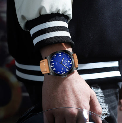 Reloj de hombre LIGE 2025, moda, negocios, casual, cuarzo, resistente al agua 30M, luminoso, fecha, lujo, relojes de pulsera, Reloj Hombre.
