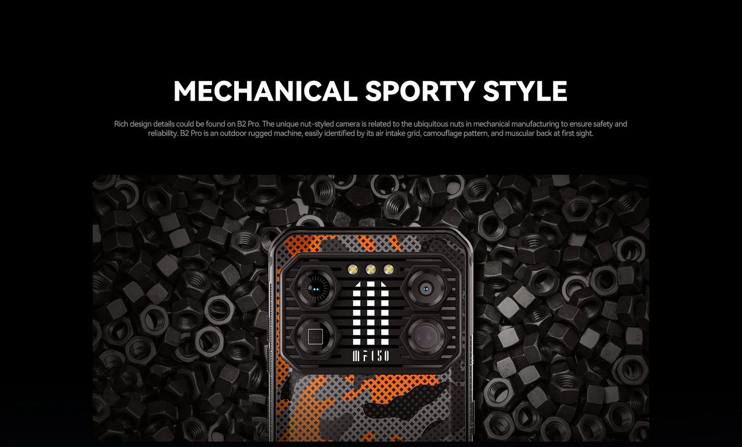 Teléfono inteligente resistente IIIF150 B2 Pro, Android, G99, pantalla de 6.8'' a 120 Hz, 24 GB de RAM, 256 GB de ROM, cámara de 108 MP, batería de 10000 mAh, carga de 30 W.