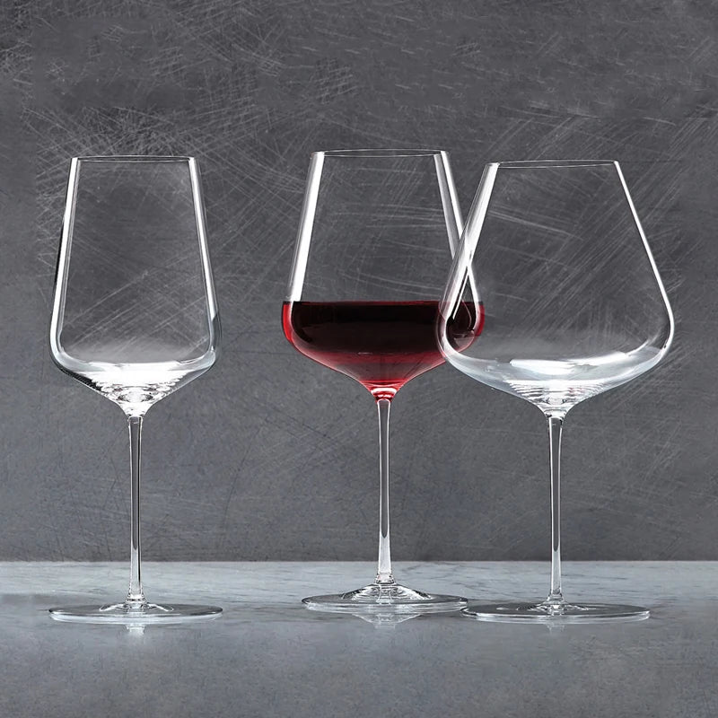 Copa de vino de cristal para banquetes de lujo estilo Zalto de JINYOUJIA, hecha a mano, extremadamente fina, artesanía magistral, copa clásica perfecta e impecable