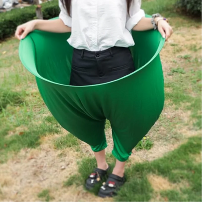 Juego de patio "Granny Pants", juegos de patio, juego de reunión familiar, gigante al aire libre con pelota saltarina, juego recreativo en equipo, decoraciones para fiestas