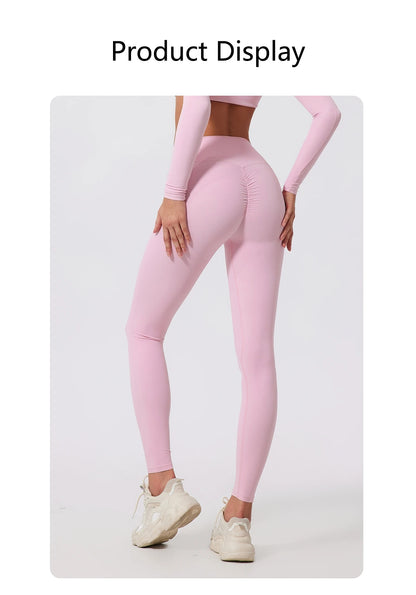 Mallas deportivas de cintura alta Ctenkevet para mujer, pantalones de gimnasia elásticos, mallas para correr, mallas de entrenamiento para mujer, medias suaves, pantalones de yoga push up.