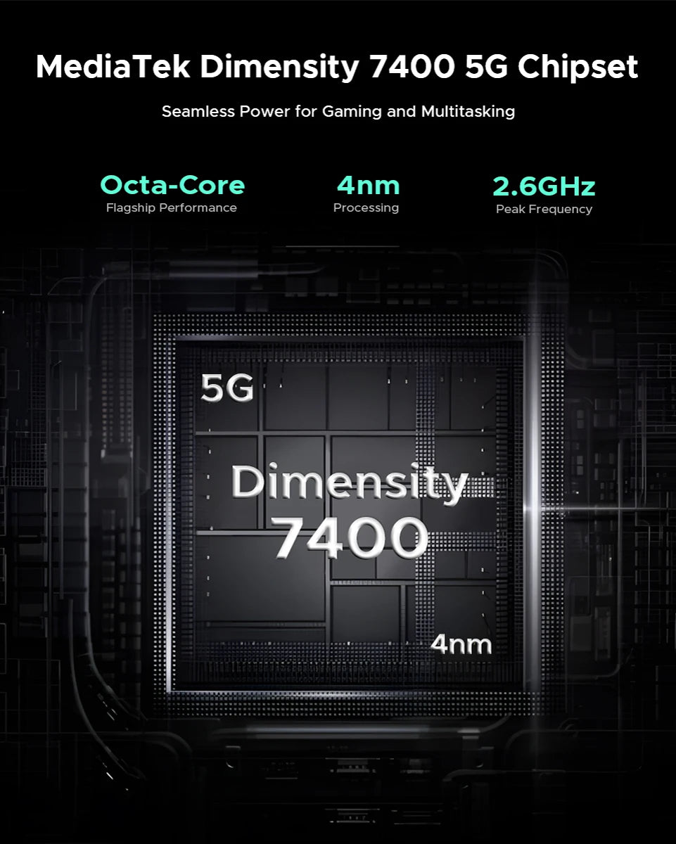 Teléfono resistente DOOGEE S200 Ultra 5G con IA, 48 GB + 1 TB, pantalla trasera de 1,34" con efecto de luz, procesador Dimensity 7400, batería de 11000 mAh, carga rápida de 66 W, NFC, WiFi 6E.