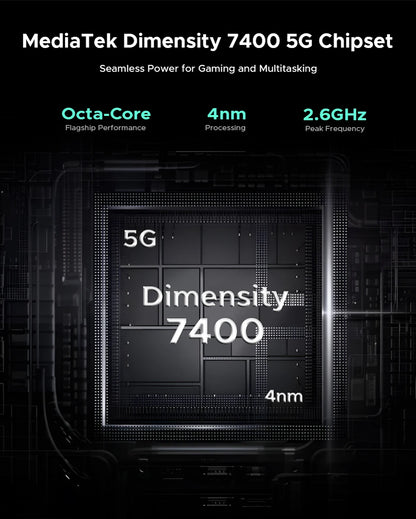 Teléfono resistente DOOGEE S200 Ultra 5G con IA, 48 GB + 1 TB, pantalla trasera de 1,34" con efecto de luz, procesador Dimensity 7400, batería de 11000 mAh, carga rápida de 66 W, NFC, WiFi 6E.