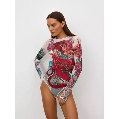 Nuevo bikini de una pieza transfronterizo 2025, traje de baño ruso, diseño integrado, cómodo y elegante.