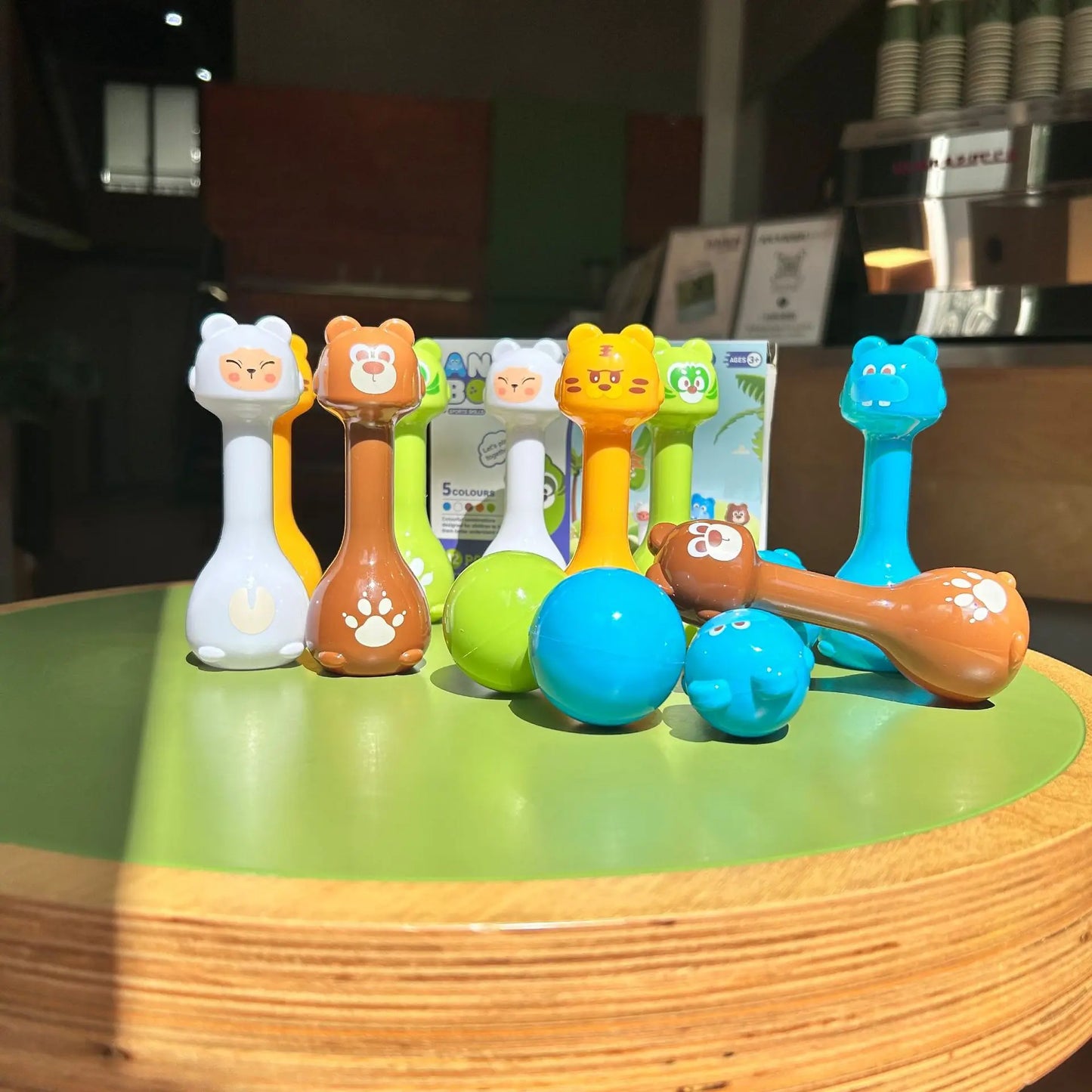Juegos de bolos para niños, juguetes con formas de animales, interacción entre padres e hijos, juguetes educativos, entretenimiento para interiores y exteriores.