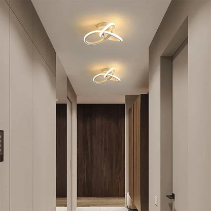 Lámpara de techo LED de 20 W para pasillo, iluminación moderna para el hogar, lámpara LED de superficie para dormitorio, sala de estar, pasillo, escalera, balcón.