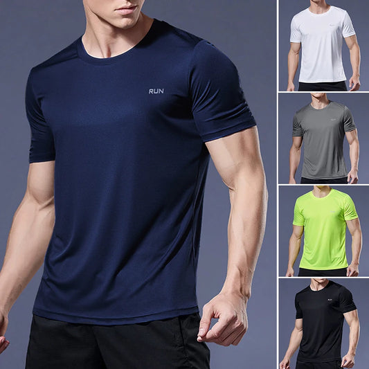 Camisetas para correr, camisetas de fútbol, camisetas deportivas para hombre, camisetas para correr para hombre, camisetas deportivas de compresión de secado rápido para fitness y gimnasio.