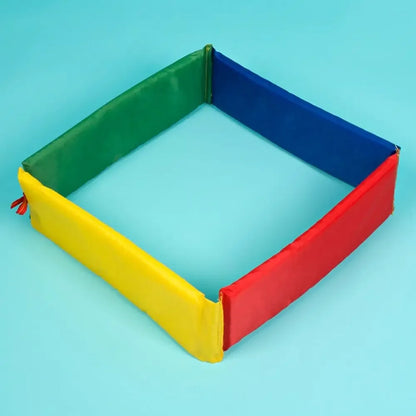 Juguetes portátiles para niños al aire libre, juegos de salto con rejilla, perforaciones, accesorios de entrenamiento físico deportivo para jardín de infantes, juegos divertidos en interiores