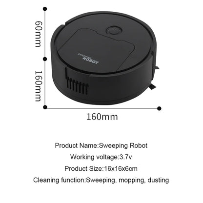 Robot barredor totalmente automático con succión y barrido, mopa inteligente para el hogar, tres en uno.