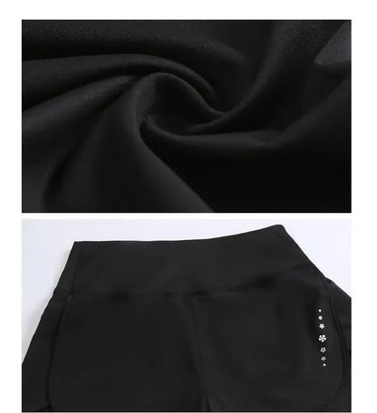 Pantalones deportivos de gimnasio para mujer, mallas de entrenamiento de yoga de cintura alta, faldas, leggings, ropa deportiva para correr, tenis, secado rápido.