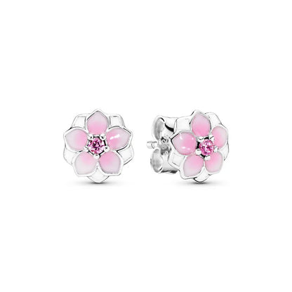 Pendientes de plata 925 con forma de corazón infinito y lazo brillante, originales, para mujer, regalo, joyería fina, 2025