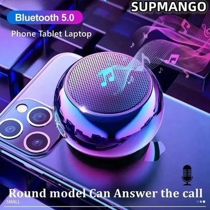 Altavoz Bluetooth inalámbrico M3 Flash, portátil, pequeño, de acero, metal, subwoofer pesado, para exteriores, minialtavoz Bluetooth pequeño