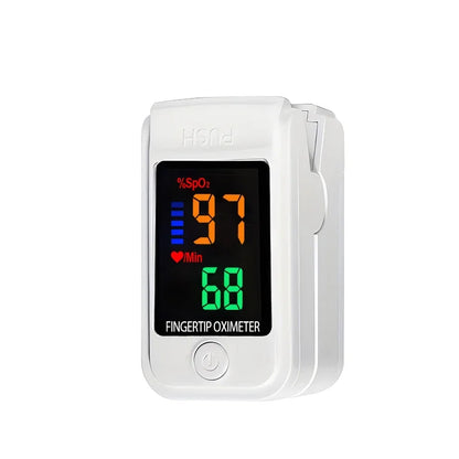 Oxímetro de pulso de dedo médico, saturómetro, saturación de oxígeno, oxímetro pediátrico, frecuencia cardíaca, atención médica, presión arterial, adultos y niños.