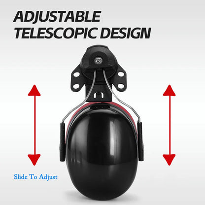 Orejeras antirruido de alta calidad para casco de seguridad, protección auditiva para carpintería, aeropuertos y fábricas.