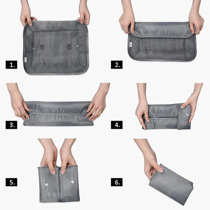 Bolsas de almacenamiento para viajes, ropa, artículos de tocador, zapatos, organizador, bolsas para dormitorios de estudiantes, bolsas para clasificar ropa, cubos de embalaje