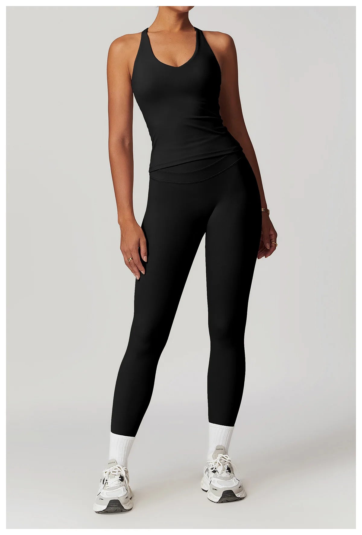 SWELTERING Conjunto de 2 piezas de ropa deportiva para mujer, conjunto de yoga, ropa deportiva para gimnasio, trajes de yoga, conjunto de fitness, chándales, sujetador deportivo, leggings para gimnasio