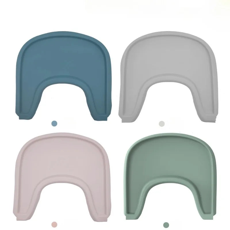 Silla de crecimiento, plato de comedor para bebés, mesa de comedor, tapete, cojín, bandeja de silicona para silla alta, tapete de comedor para niños