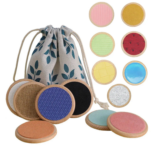 Juguetes sensoriales Montessori para niños, tablero táctil, juego de emparejamiento, clasificación táctil, cognición de colores, entrenamiento de memoria, juguetes para niños