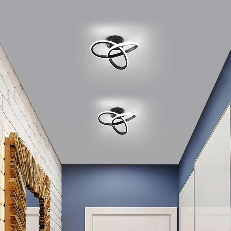 Lámpara de techo LED de 20 W para pasillo, iluminación moderna para el hogar, lámpara LED de superficie para dormitorio, sala de estar, pasillo, escalera, balcón.