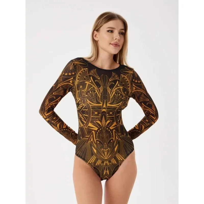 Nuevo bikini de una pieza transfronterizo 2025, traje de baño ruso, diseño integrado, cómodo y elegante.