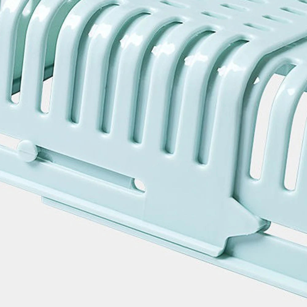 Cesta de almacenamiento multifuncional para refrigerador, rejilla retráctil para almacenamiento de refrigerador, escurridor de cocina