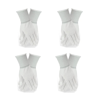 Guantes de vinilo para coche, de nailon recubierto de PU, antiestáticos, con punta de los dedos, antipolvo, para tintado de ventanas, herramientas de instalación de película