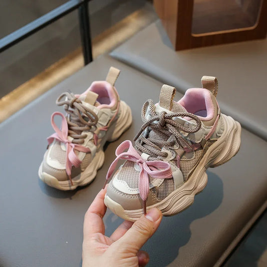 Zapatillas deportivas para niños, de moda, para primavera y otoño, transpirables, antideslizantes, informales, para correr, para niños y niñas.