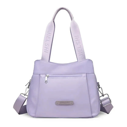 Bolso bandolera de nailon impermeable de moda, bolso informal para ir de compras o de viaje, bolso de mano Jietrans de nuevo estilo, bolso de un solo hombro.