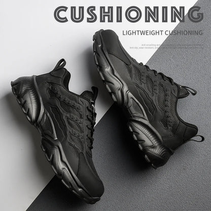Zapatos de seguridad para hombre, ligeros, protectores, zapatillas de trabajo, calzado ligero y transpirable, zapatos de trabajo antiperforación.