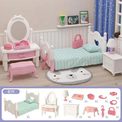 Minisupermercado, juegos de compras, casa de muñecas, muebles, accesorios, juguetes educativos intelectuales para niños, juguetes de interacción familiar.