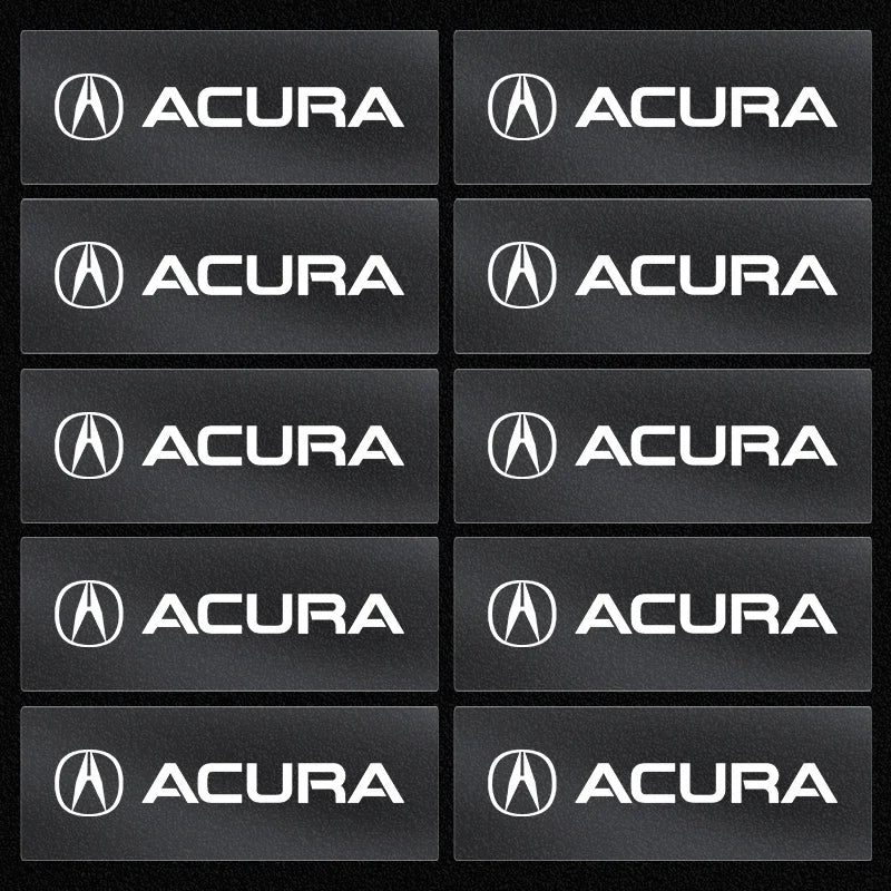 Pegatinas para el interior del coche, calcomanías de control central, emblema, insignia, estilo de coche para Acura RDX, Integra, TLX, CDX, MDX, RDX, ZDX, accesorios para coche.