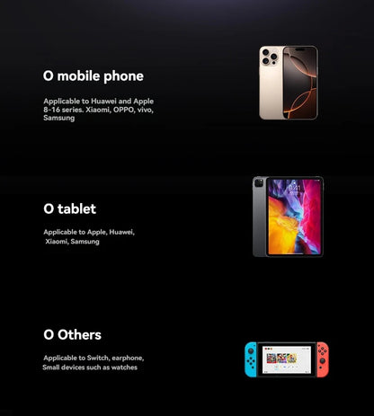 Cargador portátil de alta capacidad Oneplus de 500.000 mAh y 120 W, 4 en 1, con carga rápida y cables, para Samsung y iPhone.