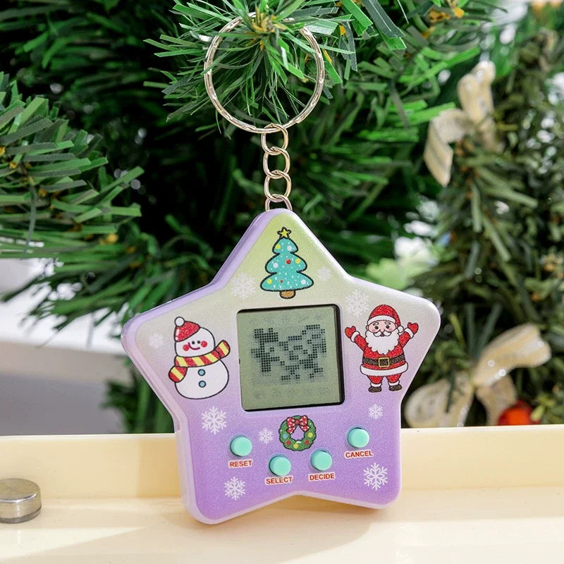 Mascotas electrónicas, juguetes virtuales, Tamagotchi, animales cibernéticos nostálgicos, juguetes digitales para niños.