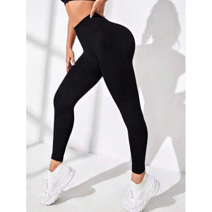 Leggings deportivos de cintura alta con rayas y malla para mujer, levantan glúteos y cadera, ideales para entrenamiento al aire libre, correr, yoga y gimnasio.