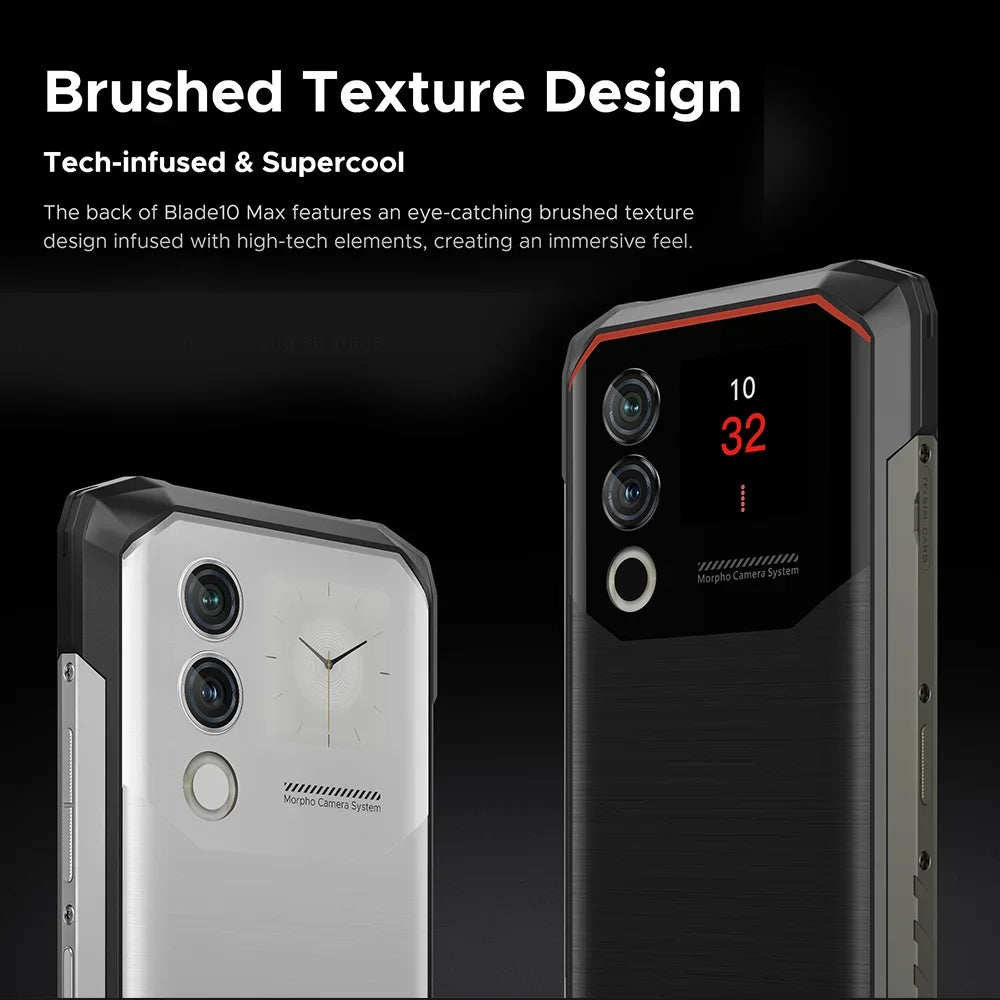 【Brand+】Estreno mundial: DOOGEE Blade10 Max, teléfono resistente con pantalla de 6,56" y 90 Hz, 8 GB de RAM + 256 GB de almacenamiento, cámara trasera de 50 MP, batería de 10300 mAh y carga de 18 W.