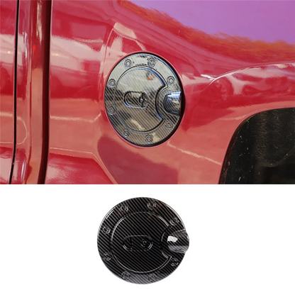 Embellecedor de cubierta de tanque de gasolina, accesorio ABS para Chevy Silverado/GMC Sierra 2014-2018 (A65M)