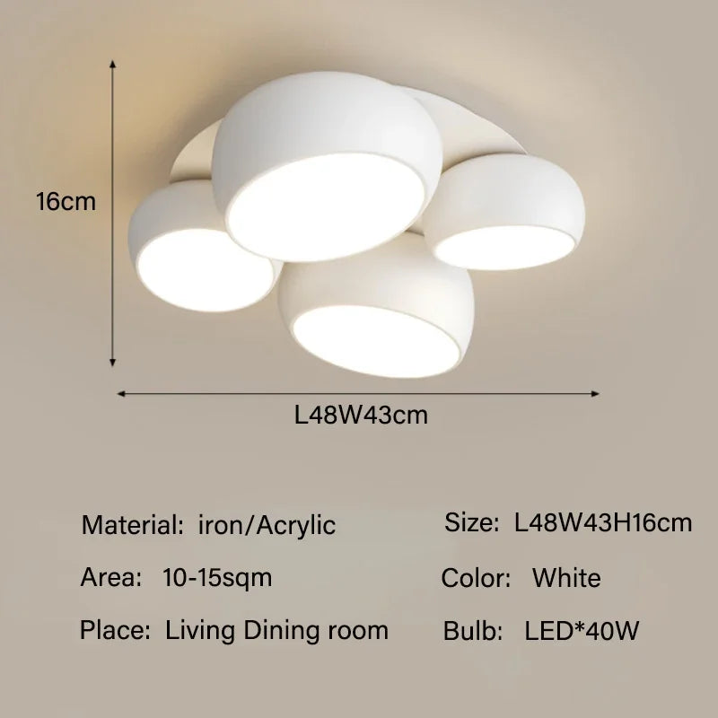 Lámparas de techo LED de diseño moderno para sala de estar, comedor, dormitorio, cocina, iluminación interior, lámpara de techo, lustre, decoración, accesorios para el hogar