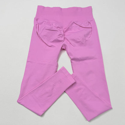 Pantalones de yoga VEQKING Scrunch Butt para mujer, leggings deportivos sin costuras, cintura baja, mallas de gimnasio, pantalones de entrenamiento cálidos de secado rápido para otoño.