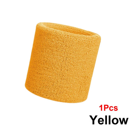 Pack de muñequeras deportivas multicolores únicas para baloncesto (negro, amarillo, blanco, azul, rosa, rojo y gris)