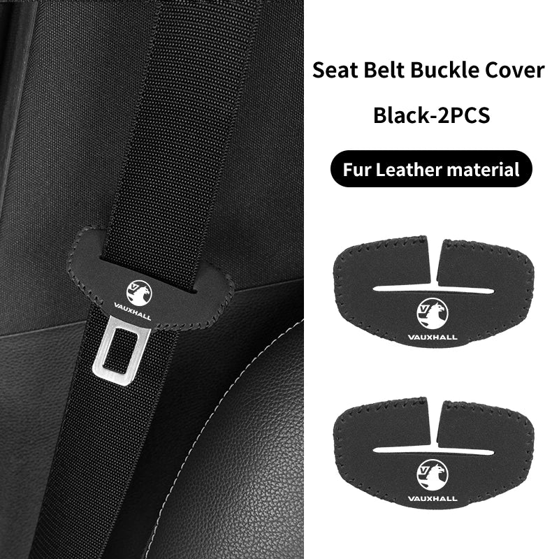 Funda de cinturón de seguridad de gamuza para interior de coche, para Vauxhall VXR, Dokker, Lodgy, Logan, Sandero, Duster, Stepway, decoración de coche, accesorios