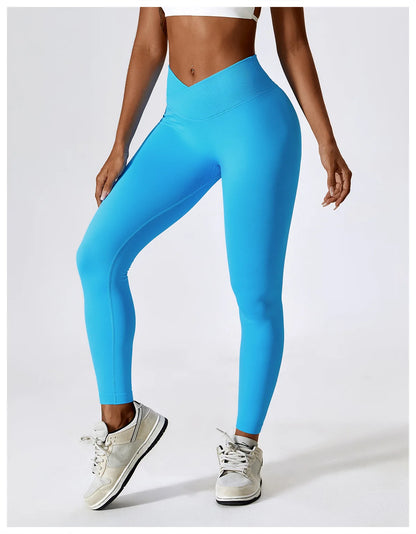 Leggings de yoga de alta calidad Hearuisavy para mujer, ideales para fitness al aire libre y gimnasio. Leggings transpirables para entrenamiento, con efecto push-up.