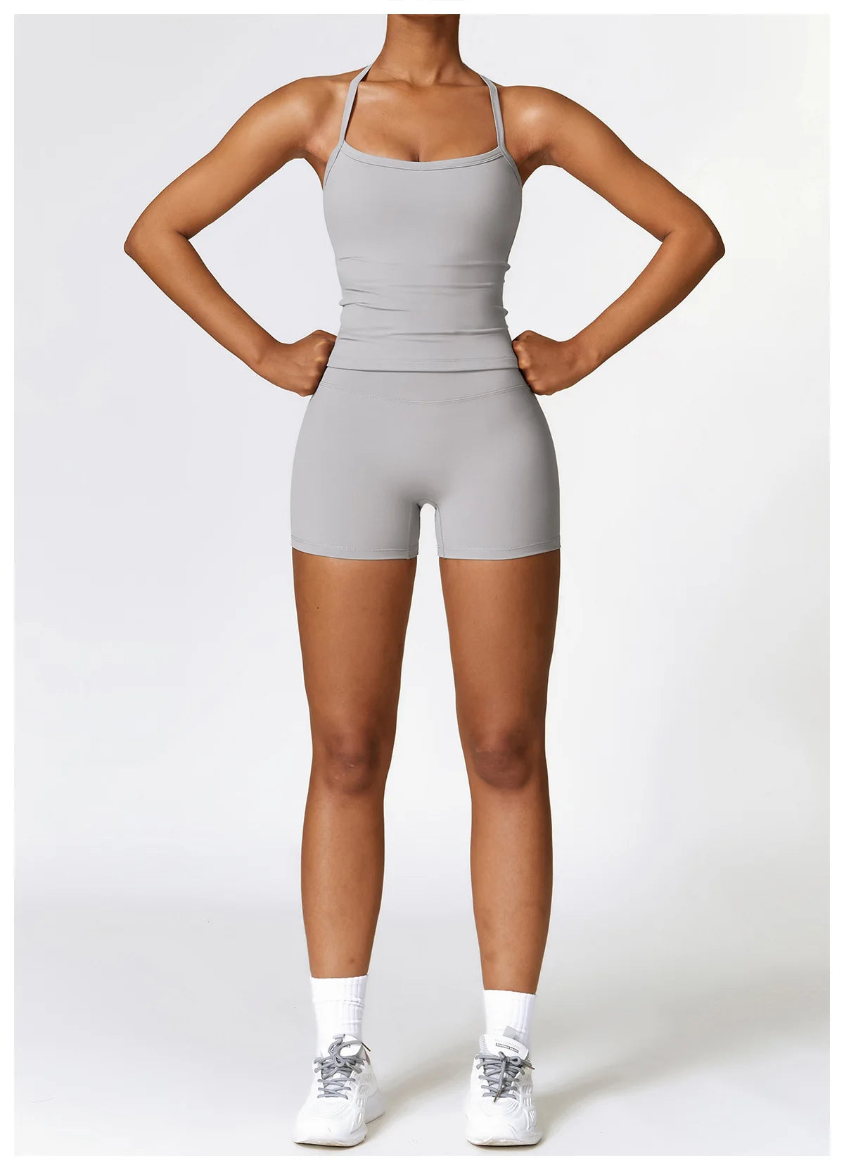 2PCS Seamless Yoga Set Women Workout Set Sportswear Gym Clothing Fitness Long Sleeve Crop Top High Waist Leggings Sports Suits